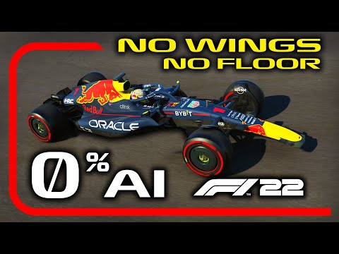 Can You Beat 0% AI with NO FRONT WING, REAR WING & FLOOR on the F1 22 Game?! (F1 22 100% Damage Car)