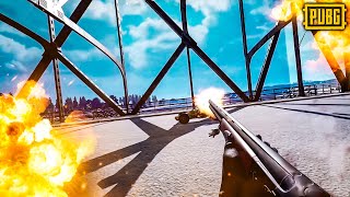 The Most CHAOTIC SOLO BRIDGE CAMP! - PUBG