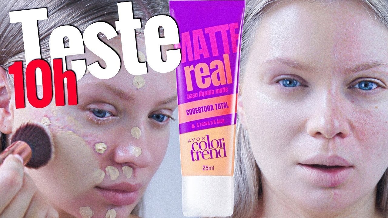 Finalmente Testei a Base MATTE REAL da AVON |Daria Dasha