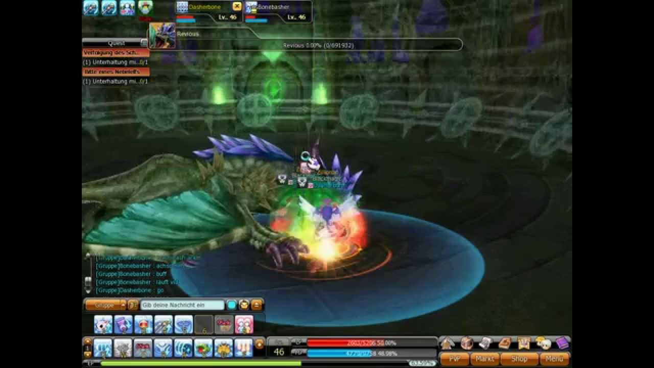 Dragonica Revious und Murtisha gegen Bonebasher und Dasherbone