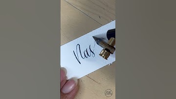 Lettering Names || Nash #shorts