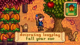 Expanding the Farm 🍂🎃🌾 // Stardew Valley Longplay Fall Y1 (No Commentary)