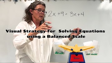 Visual Strategy for Solving Equations | Balance Scale Model
