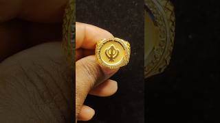 Men Ring Design ll Gold Ring Design For Boys #new #gold #jewellery #shorts #reel