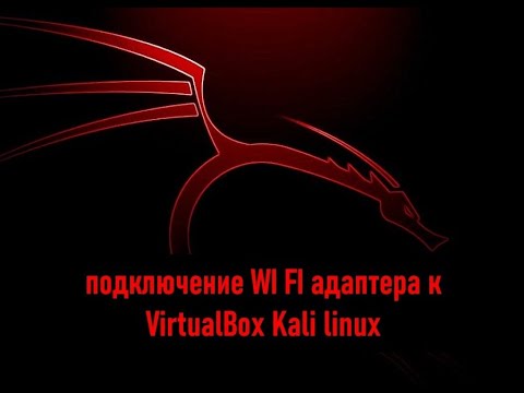 Настройка внешнего WI FI адаптера в Virtualbox Kali llinux