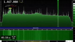 UnID (Thailand) 1467kHz 11/10/22 04:58~ Local Time - Station Announcement & Holy Quran Reading