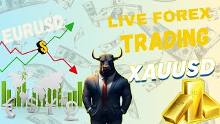 Live Forex Trading EURUSD, GOLD, NASDAQ+ using SMC | New York Session | Day 11