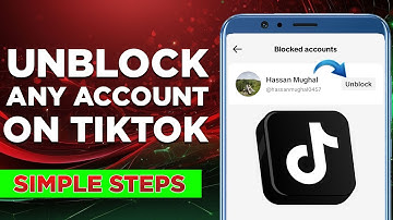 How To Unblock Someone on tiktok in 2024 | Unblock account on tiktok | Block & Unblock on Tik tok