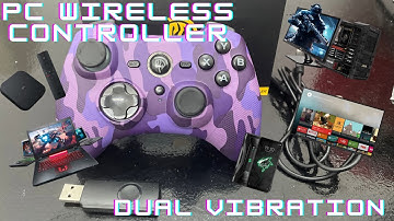 Pc Wireless Game Controller Dual-Vibration Easy SMX Unboxing