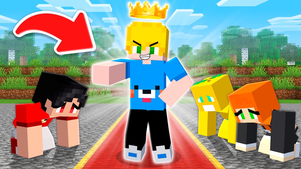 TODOS me OBEDECIAM por 24 HORAS no Minecraft!