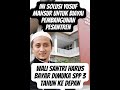 Ga mau tahu yusuf mansur minta wali santri bayar lunas sekaligus dimuka spp 3 tahun  short