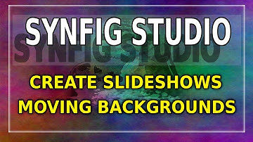 Synfig Studio, Kdenlive, Create ANIMATED(Slideshow | Background Image)