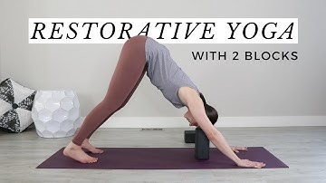 Blissful Restorative Yoga Sequence With Blocks | 7 Essential Poses