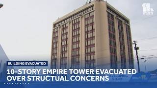 Two-block closure near Empire Tower in Glen Burnie