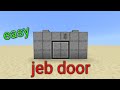 Easy Jeb Door For Minecraft Bedrock Edition (MCPE , Win10 , Xbox , Ps4 , Switch)