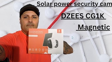 DZEES CG1K SOLAR  SECURITY CAMERA BEST IMAGES QUALITY