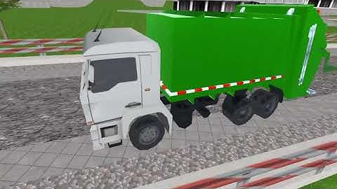 Garbage Truck Driving: Transformer Robot Cleaner