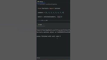 Python 3.12: Neue Itertools (Batched) - Listen in Chunks aufteilen
