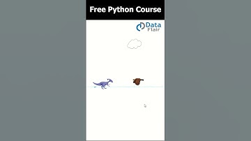 🐍Python Dinosaur Game 🦖with Source Code 🎮 #learning #python #free