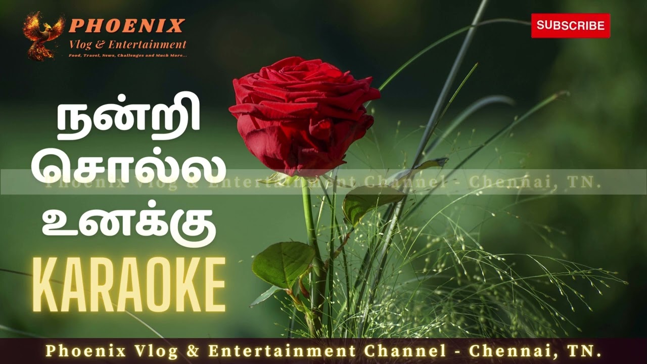 Nandri Solla Unaku Song | Karaoke by #phoenixentertainmentchennai | Super Singer Junior 9 | Chithra.