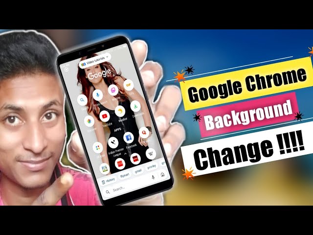 Change your Google Chrome Background | how to change chrome background -  YouTube
