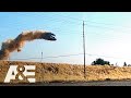 Hit &amp; Runs Sends Car FLYING Off of Highway Overpass | Road Wars | A&amp;E
