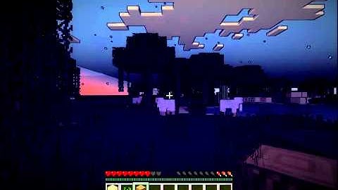 Minecraft -GLSL Shaders with Parralax x128 Texture Pack Test