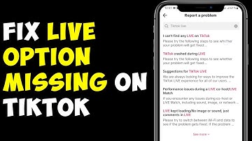How To Fix Live Option Missing On TikTok (2024)