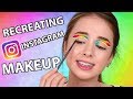 Recreating The Look #3 | Instagram Inspired Rainbow Makeup Tutorial