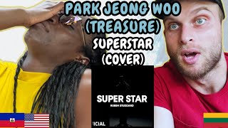 REACTION TO PARK JEONG WOO (박정우) of TREASURE - SUPERSTAR (Ruben Studdard Cover) | FIRST TIME HEARING