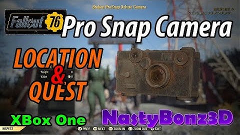 Fallout 76 Pro Snap camera Location and quest