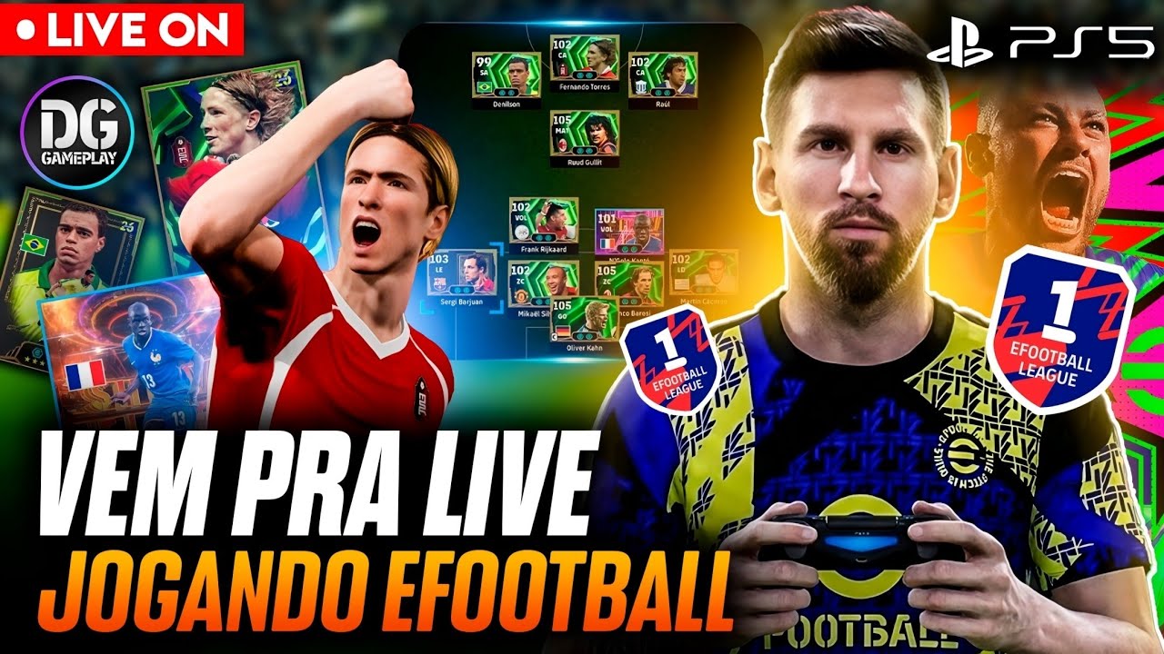 🔴 LIVE #EFOOTBALL2026 JOGANDO DIVISÃO!