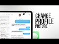 How to Change your Profile Picture on Text Messages on iPad (tutorial)
