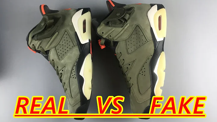 REAL VS FAKE  || TRAVIS SCOTT  X AIR JORDAN 6 Cactus Jack 2020 REVIEW