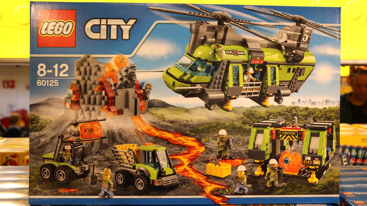 Lego City „Volcano Heavy-Lift“ (60125): XL-Set limitiert – Video zusammengebaut