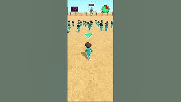 part 🚷💔 squid game 3D play k sniper challenge #squidgame #viral #jondada #shorts