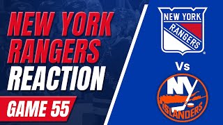 Ranger Fan Reaction Game 55┃NYR-6 NYI-5! THE RANGERS COMEBACK TO WIN 7 IN A ROW!
