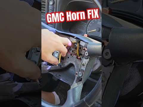 GMC Truck Broken Horn Easy DIY Fix! #Sierra #nomoney #nosound #Chevrolet