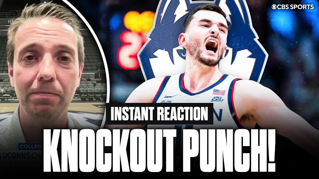 No. 6 UConn DESTROYS No. 15 St. John's in revenge game | Are the Huskies a lock for a 1-seed? 🤔