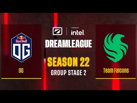 Dota2 - OG vs Team Falcons - Game 2 - DreamLeague Season 22 - Group Stage 2
