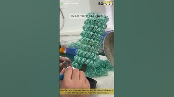 WAX TREE MAKING #waxtreemaking #jewellerymakingmachine #jewellerymaker  #process
