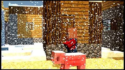 Advent calendar 2017 day 8 minecraft animation pig says knorr