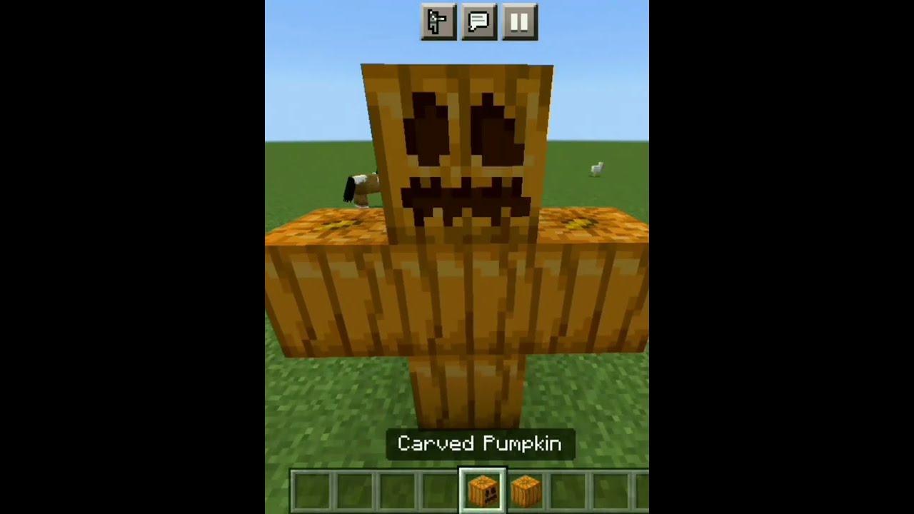 How To Create Pumpkin Golem Worked Minecraft