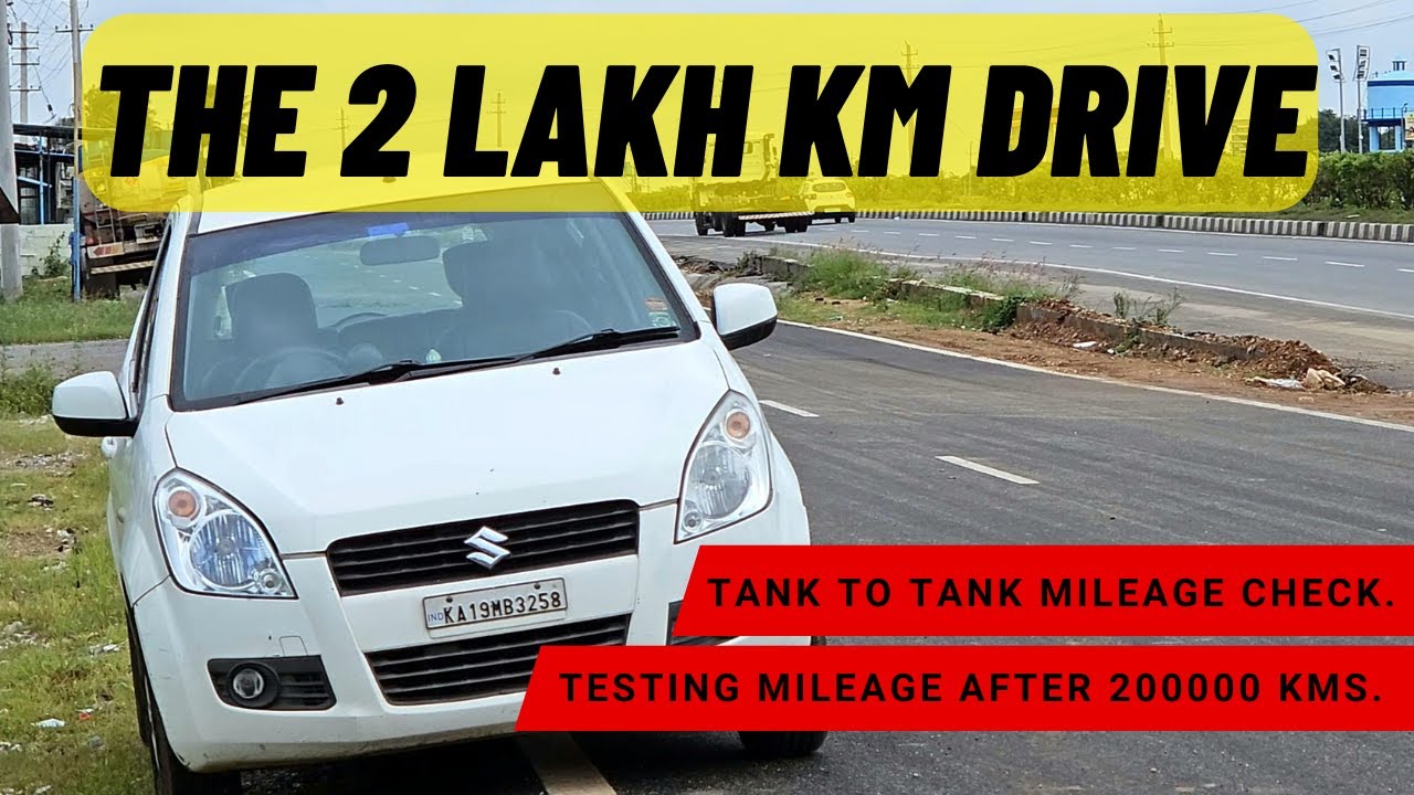 12 Years 2,00,000 Kms Ritz Petrol 350+km Mileage check Tank to