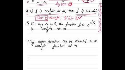 CSIR-NET(JRF)-Complex Analysis(Second Shift)-Part-B(2020).