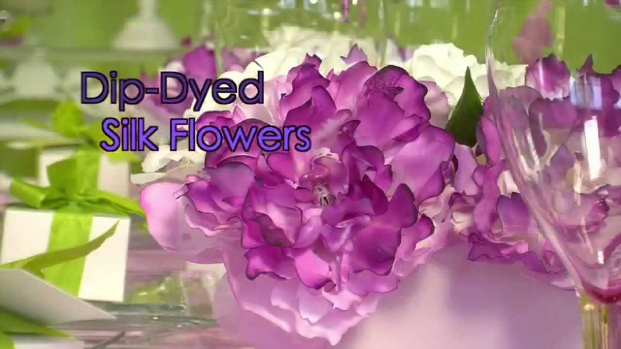 How To Dip Dye Silk Flowers YouTube How To Dip Dye Silk Flowers YouTube