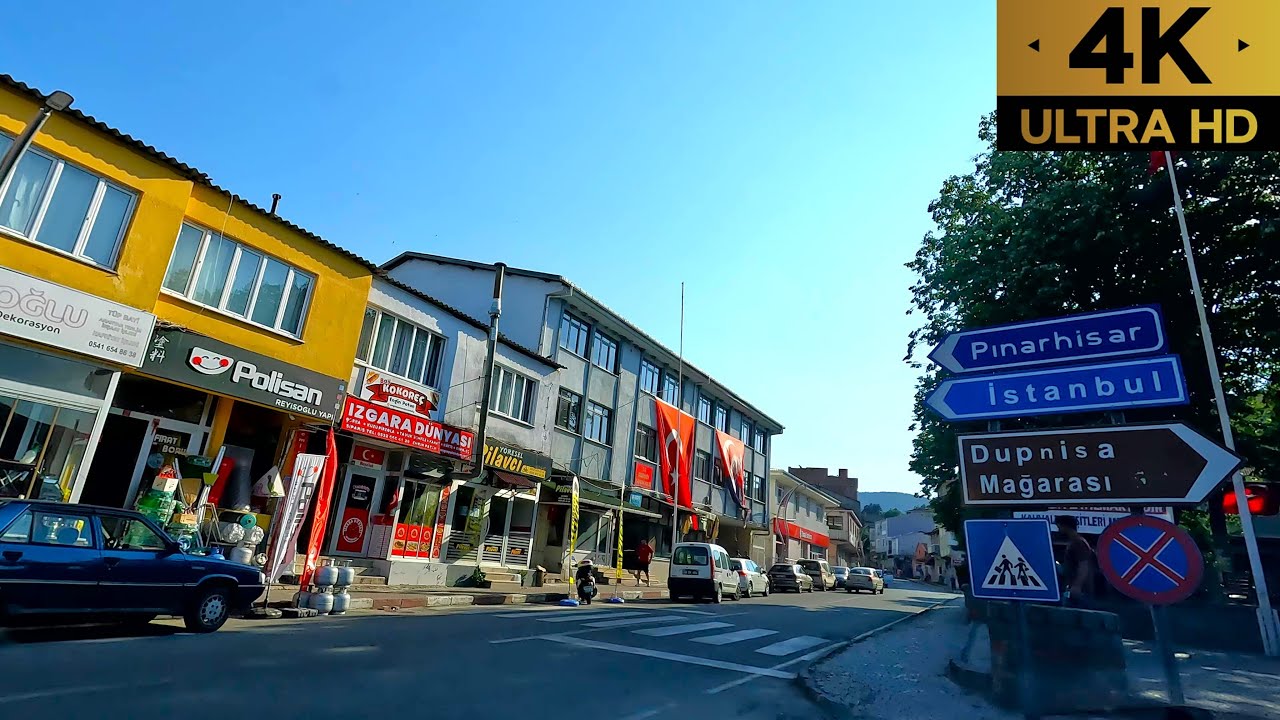 Kırklareli Demirköy | Şehir Merkezi Turu | İğneada Yolu | Driving Tour | 4K | 30fps | 2025 |
