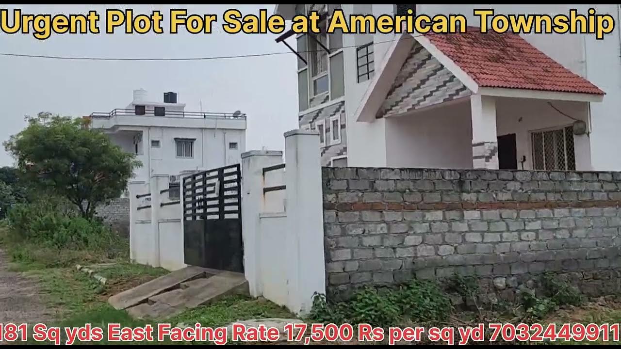 Urgent Plot For Sale in American Township at Balapur Mallapur 181 Sq