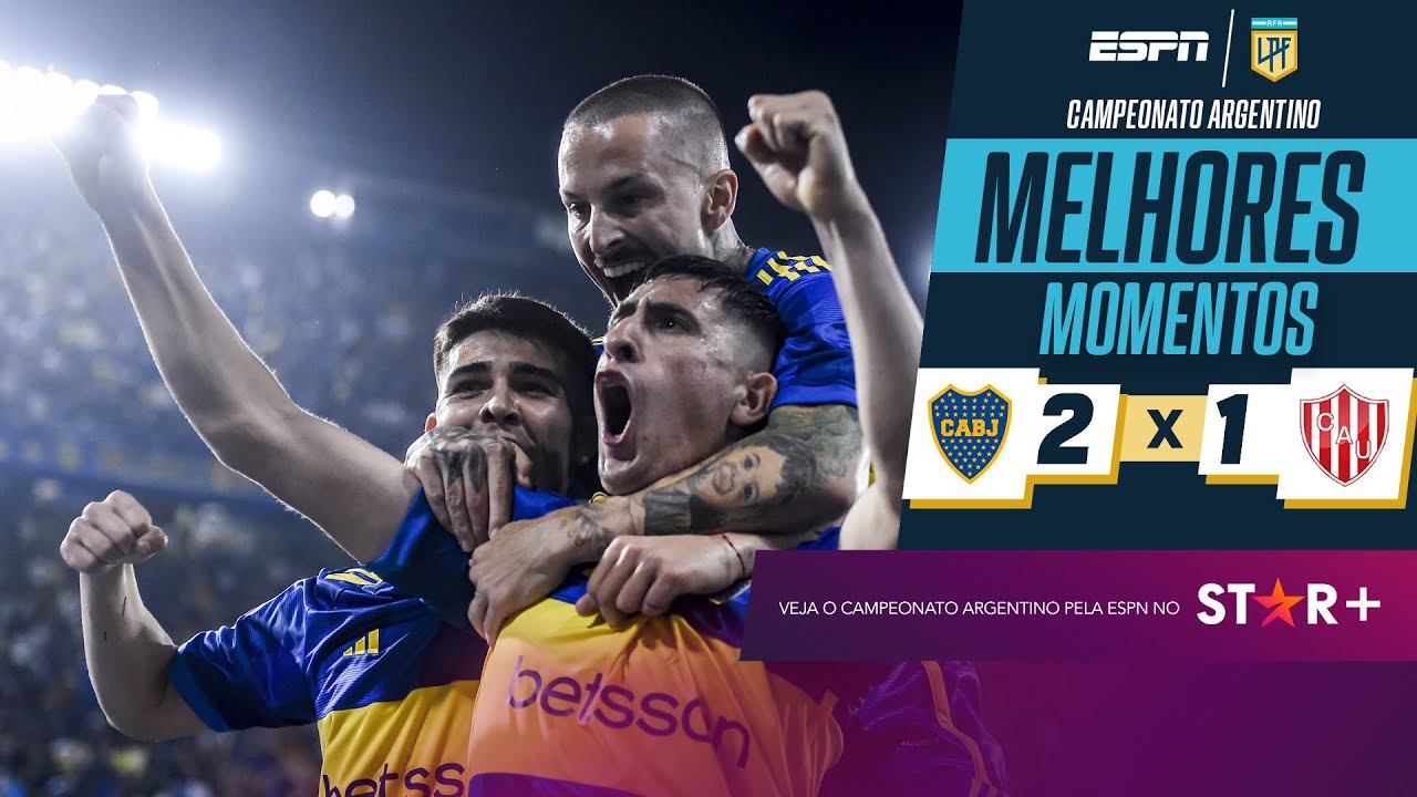 Merentiel brilha no fim e Boca vence o Unión pela Copa da Liga Argentina | Melhores Momentos