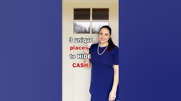 3 unique places to hide cash